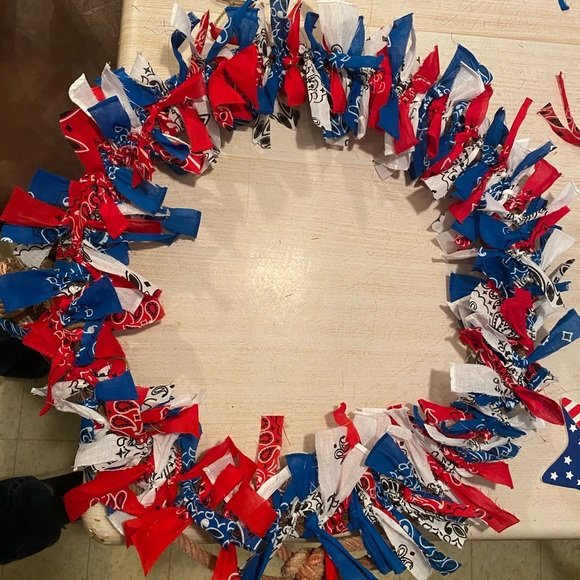 Bandana wreath - Picture 2 of 2